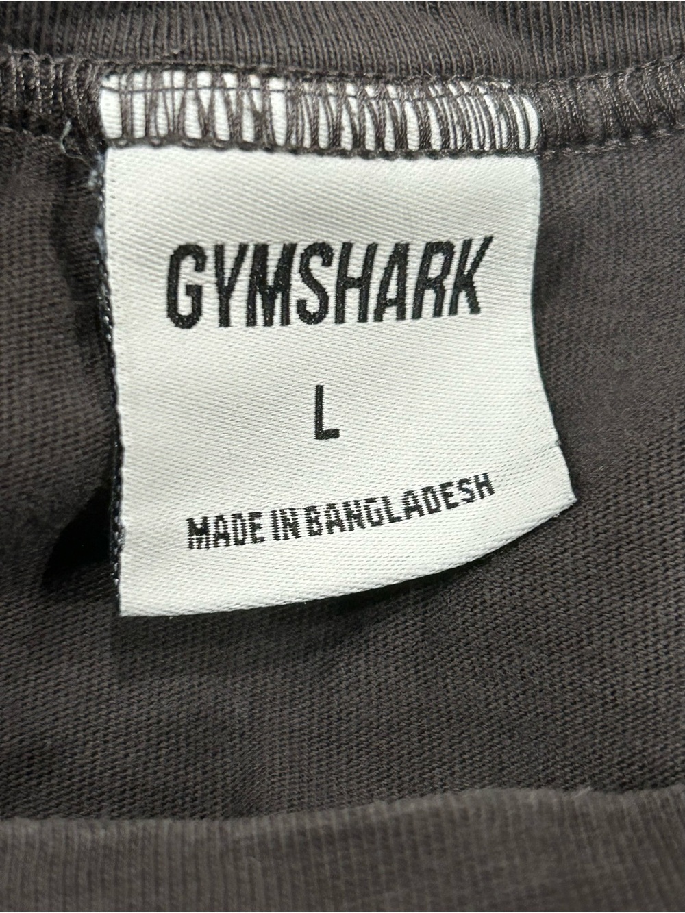 Gymshark Black Long-Sleeve Crewneck Tee Size Large - Picture 6 of 7